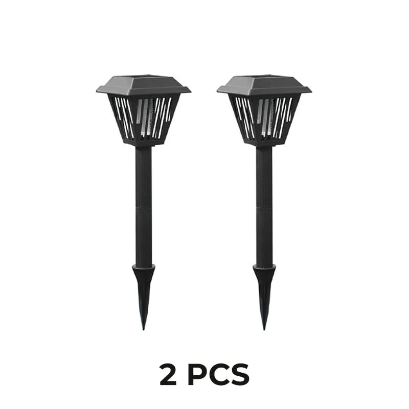 Outdoor Solar Powered Mosquito Killer Lamp-Stake or Stand Use